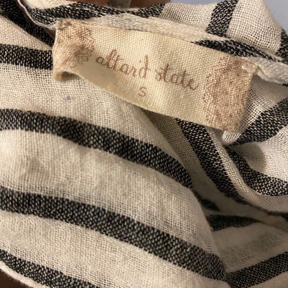 Altar'd State Wrap Stripe Embroidered Boho Blouse - Picture 7 of 7